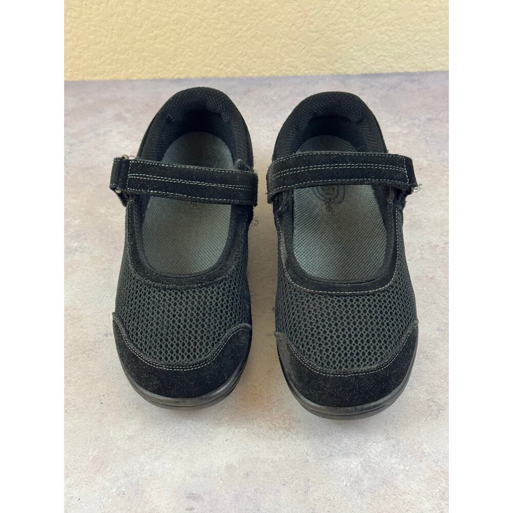 Orthofeet Chattanooga 851 Shoes Womens Size 9 2E X-Wide Black Mary Jane Walking